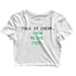 Coding Nerd Engineering CODE IS CLEAN MIND IS DIRTY Custom Printed Graphic Design Crop Top T-Shirt for Women